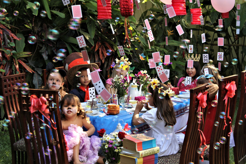 Mad Hatter's Tea Party in Wonderland 